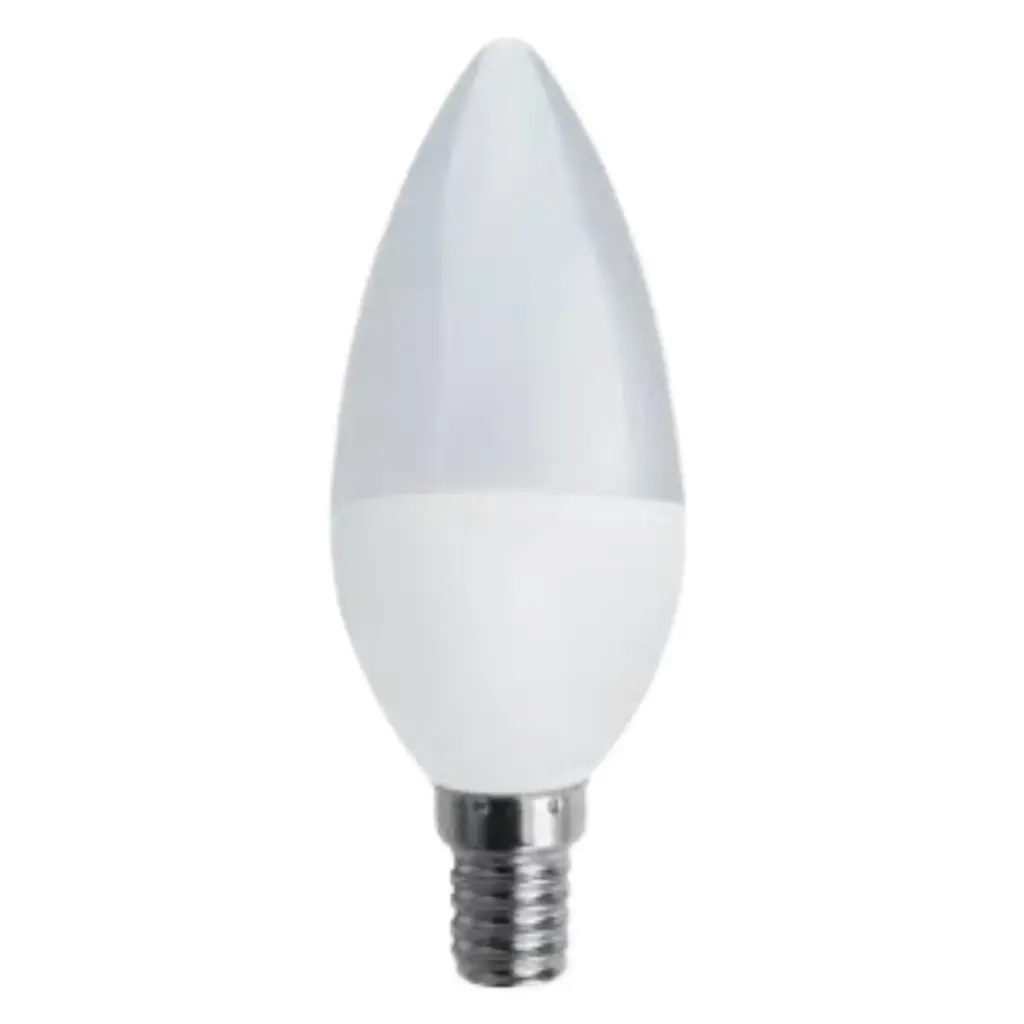 BOMBILLO LED TIPO VELA E14 5W 100 / 240 V 6500K MOD- 5W VELA 6K REF. 727253 / 93072190 MARCA LUCERNA