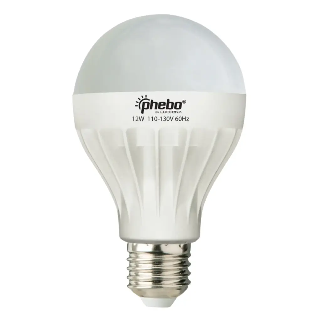BOMBILLO LED TIPO BULBO 12 W E27 3000K (LUZ CALIDA) MULTV 100-240 V REF. 266834/726850 MARCA LUCERNA