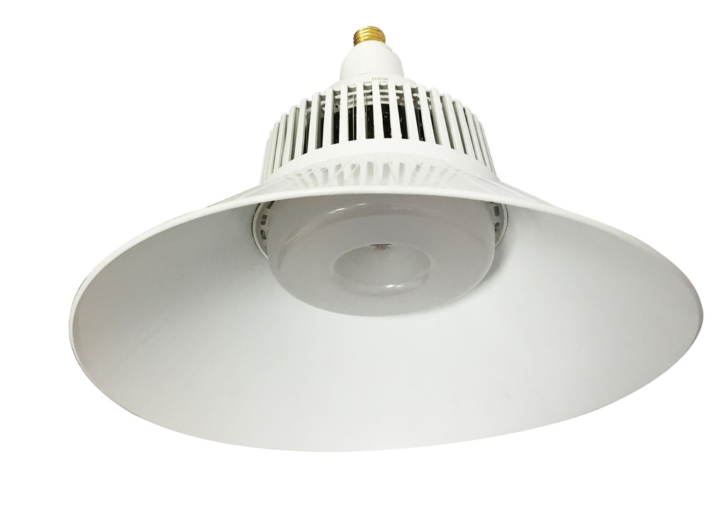 LAMPARA LED CON CAMPANA PLASTICA E27 DE 80 W 3000 K AC MULT.100- 265 V REF. BLCA80W01 MARCA LUMINIKA