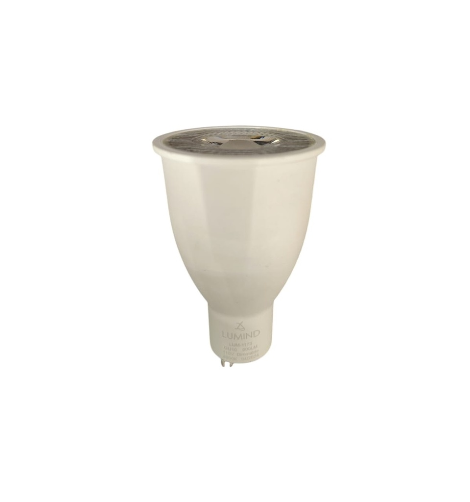 BOMBILLO DICROICO LED DIMEABLE GU10 10 W 4000 K 900 LM 110V REF. LUM-1173 MARCA LUMIND
