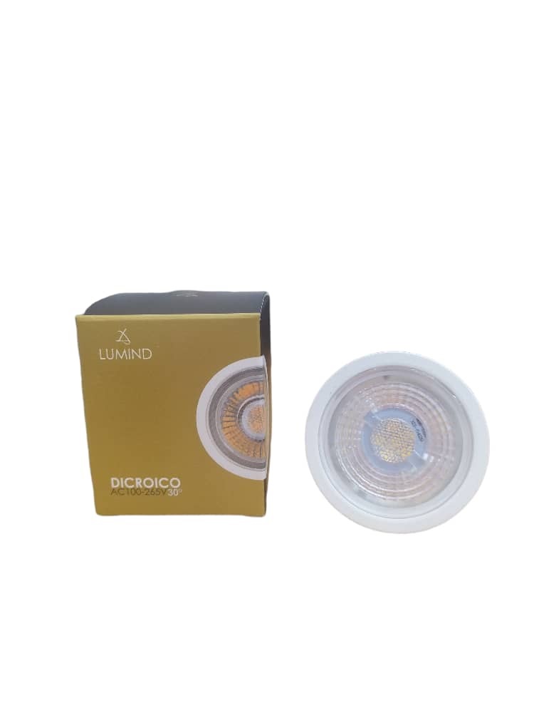 BOMBILLO DICROICO LED GU10 8 W 4000 K 700 LM 100 -265V REF. LUM-327 MARCA LUMIND