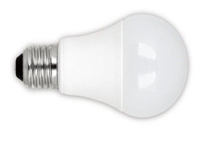 BOMBILLO LED TIPO BULBO DE 9 W LUZ BLANCA 6.000K E27 REF. LUXBU.9.BF 900LM AC 100-277V MARCA LUXOLAR