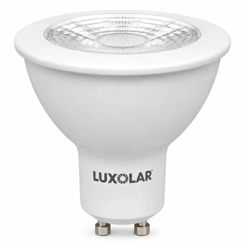 BOMBILLO LED DICROICO ATENUABLE / DIMERIZABLE GU10 7W AC120V 3000K REF.LUXGU.7BC COD-006265 LUXOLAR