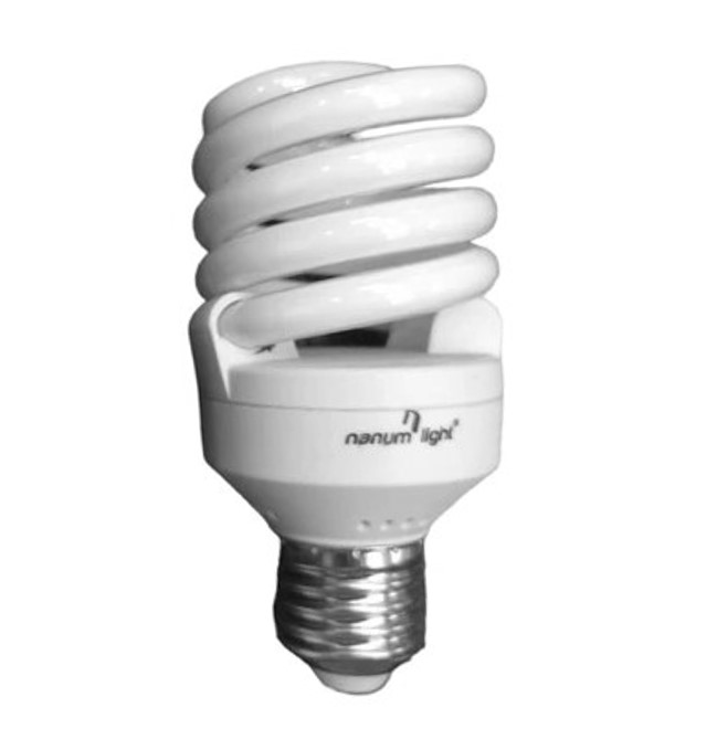 BOMBILLO ESPIRAL T2 23W 6500K REF. 202031359 MARCA NANUM LIGHT