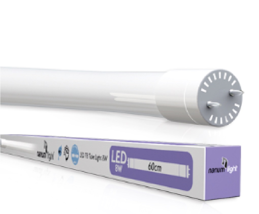 BOMBILLO T8 TUBE LIGHT LED SIMPLE 60 CM 9W 6500K REF. 202057551 MARCA NANUM LIGHT