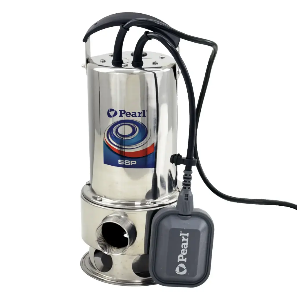 BOMBA SUMERGIBLE DRENAJE 1 HP 1 1/2" 220V 160LTS/MIN 11.5MTS MONOFASICA REF. SSP10C16A MARCA PEARL
