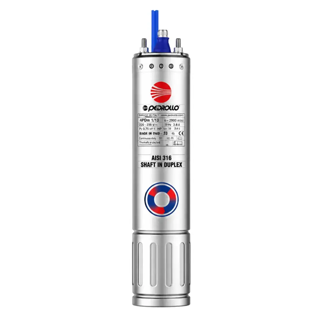 BOMBA SUMERGIBLE DE 4" 5.5 HP 60 HZ 220V TRIF. REF. 4PD/5.5 / 4ZPC55P2 REF. 604PDT5.5HP220V PEDROLLO