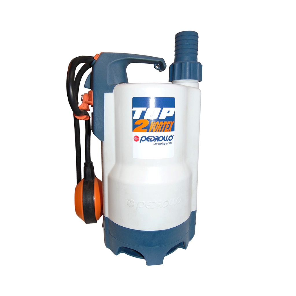 BOMBA SUMERGIBLE DRENAJE 1/2HP 1 1/4" 110-220V TOP2 VORTEX REF. 60BD013M05-1 MARCA PEDROLLO