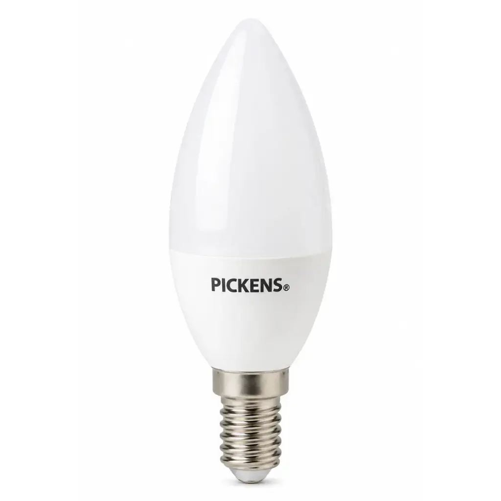 BOMBILLO LED TIPO VELA E14 5.5W MULTV. 4000K REF. C37-05-5.5W-C MARCA PICKENS