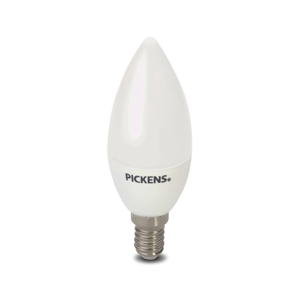 BOMBILLO LED TIPO VELA E14 5.5W MULTV. 4000K REF. C37-05-5.5W-C MARCA PICKENS