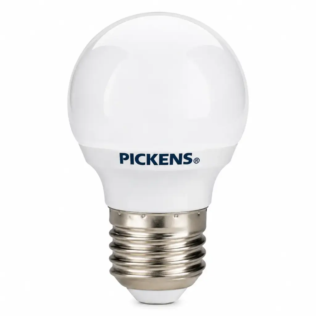 BOMBILLO LED TIPO MINI BULBO E27 DE 6W 6500K MULTV. REF. G45-04-6W-C MARCA PICKENS