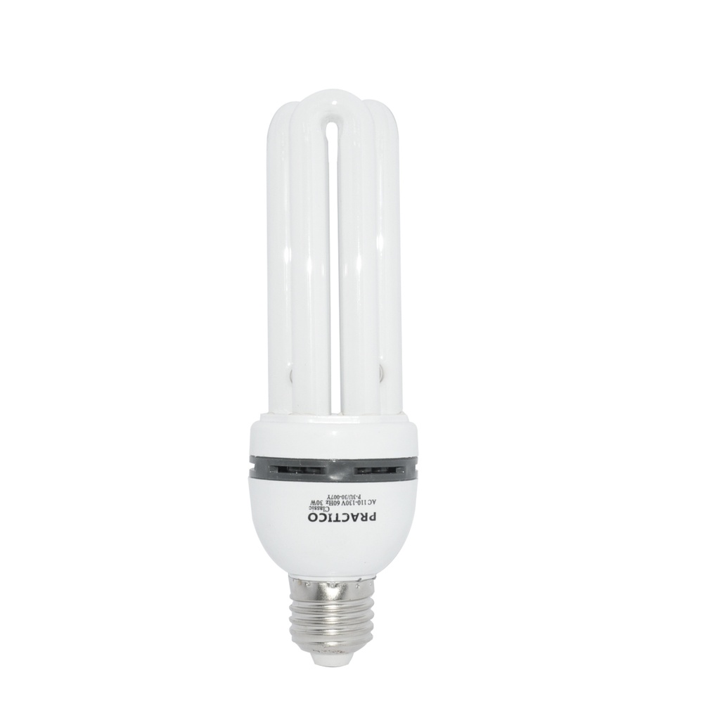 BOMBILLO AHORRADOR 3 U 30 W E27 6500 K REF. BOMAP3UG MARCA PRACTICO