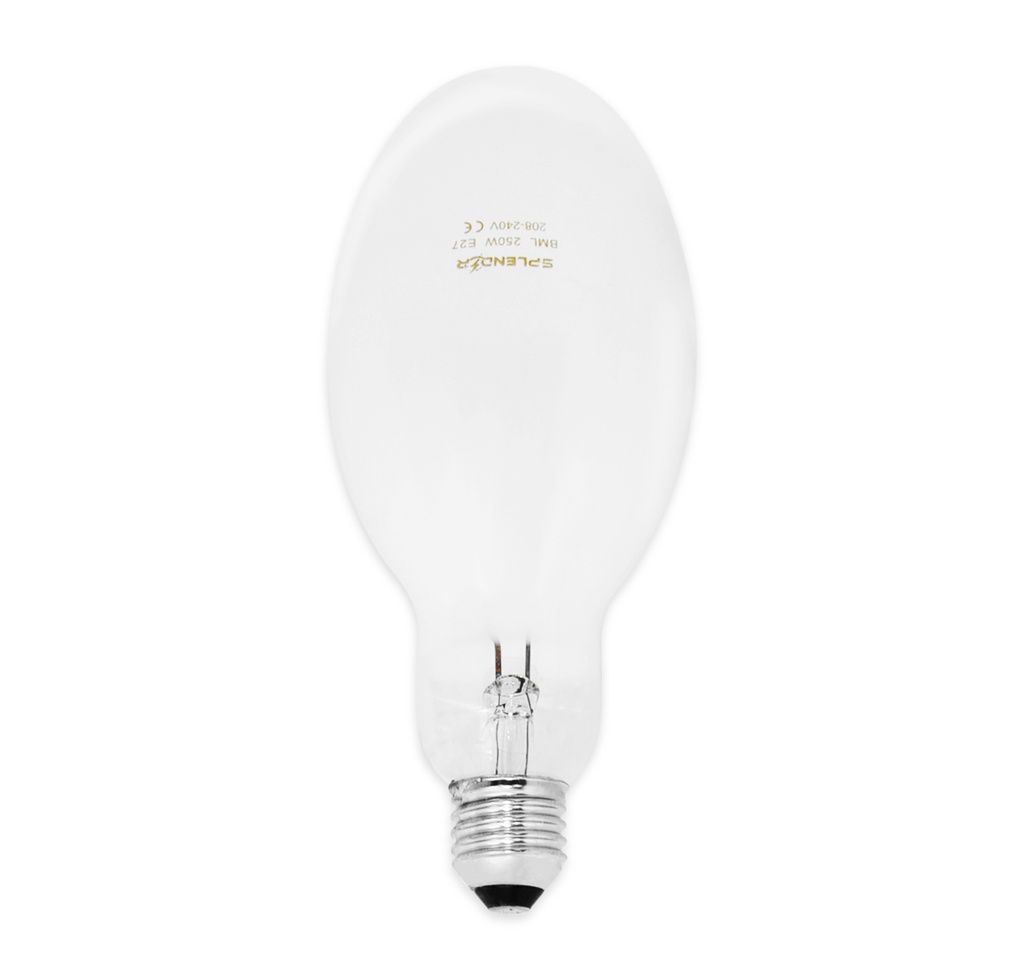 BOMBILLO LUZ MIXTA 250 W E27 208 V - 240V ED REF. BML-250W-E27 MARCA SPLENDOR