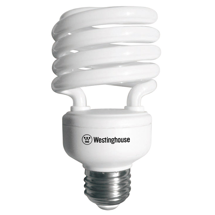 BOMBILLO MINI ESPIRAL T2 / 19 W 2700 K REF. 37702 MARCA WESTINGHOUSE