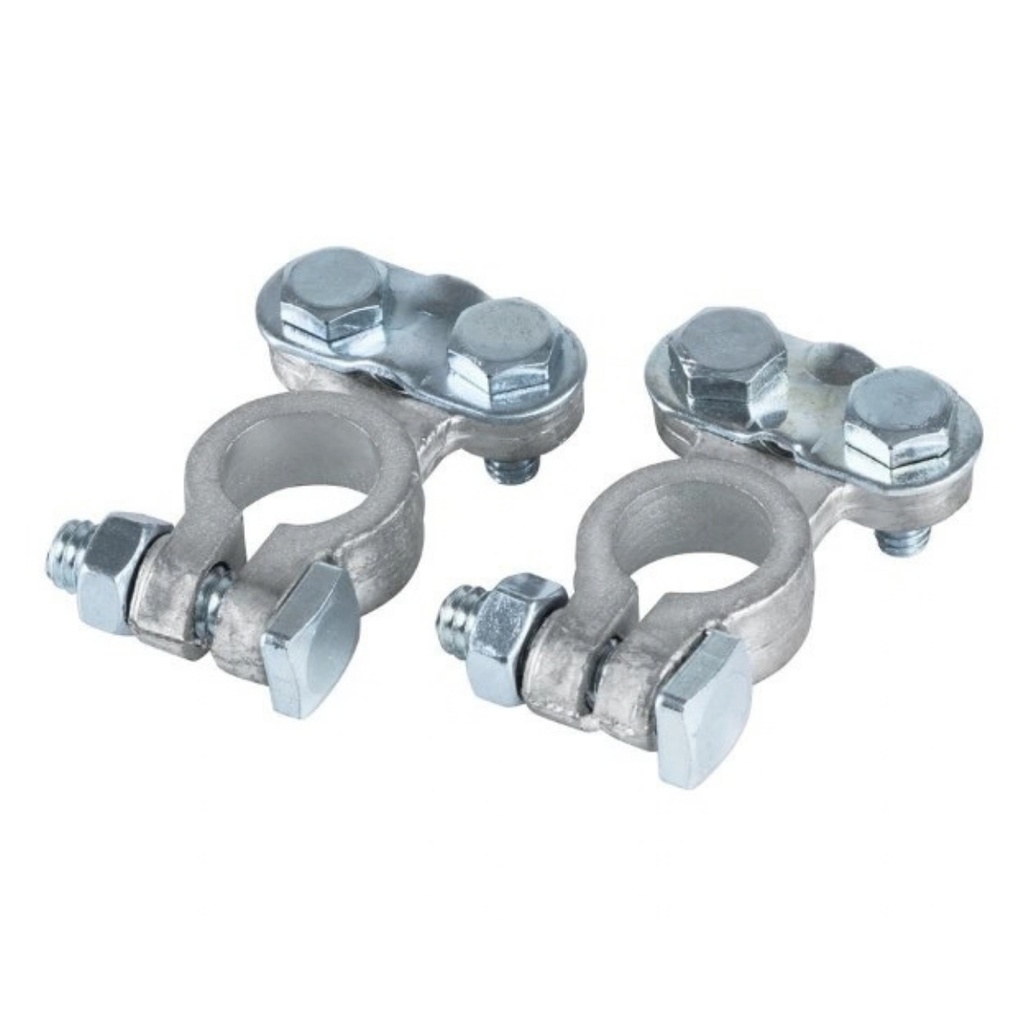 BORNE PARA BATERIA 100% PLOMO 17-18 MM 2 PIEZAS MOD. TEBA-2 REF. 23041 MARCA PRETUL
