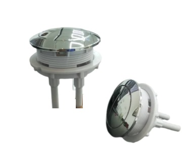BOTON PUSH BUTTON PARA WC ONE PIECE TANQUE BAJO SERIE MARBELLA BLANCO REF. PUSH-WCONEP MARCA BM