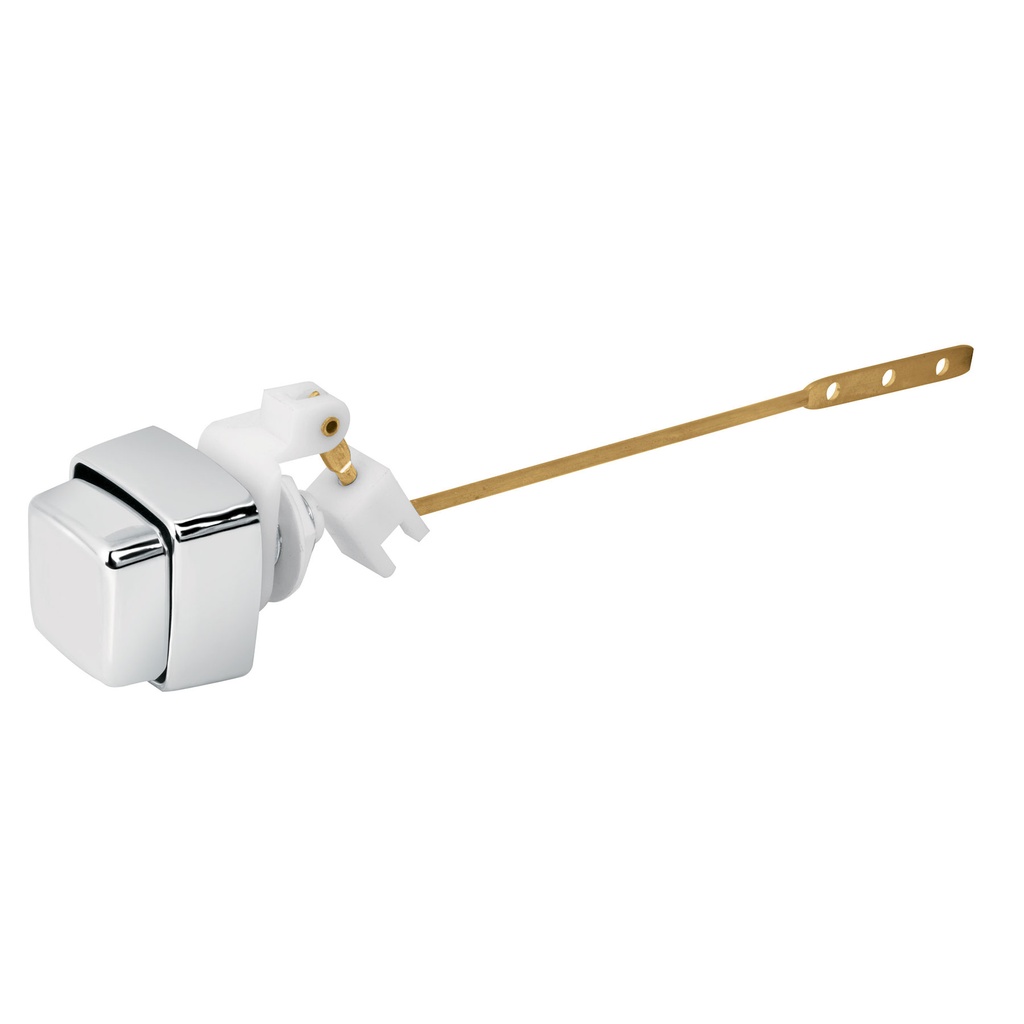BOTON LATERAL DE DESCARGA PARA WC CROMADO CUADRADO REF.49505 MARCA FOSET