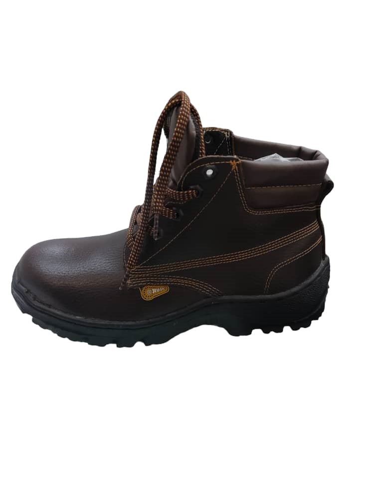 BOTA DE SEGURIDAD TALLA 43 SUELA CAUCHO C/PUNTERA DIELECTRICA NAPA COLOR MARRON REF. 1004/D ORUGA