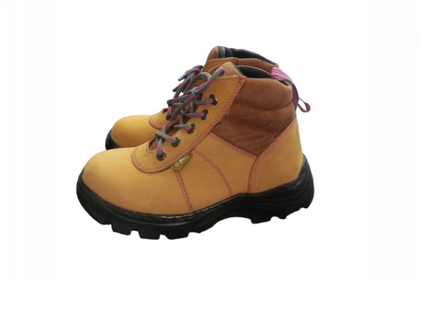 BOTA DE SEGURIDAD TALLA 36 SUELA POLIURET. C/PUNT. PIEL NOBUCK DAMA COLOR MIEL REF. 1007/BM ORUGA