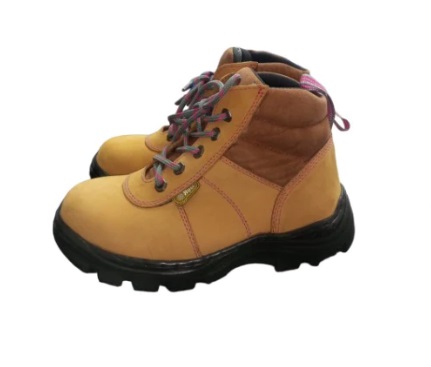 BOTA DE SEGURIDAD TALLA 38 SUELA POLIURET. C/PUNT. PIEL NOBUCK DAMA COLOR MIEL REF. 1007/BD ORUGA