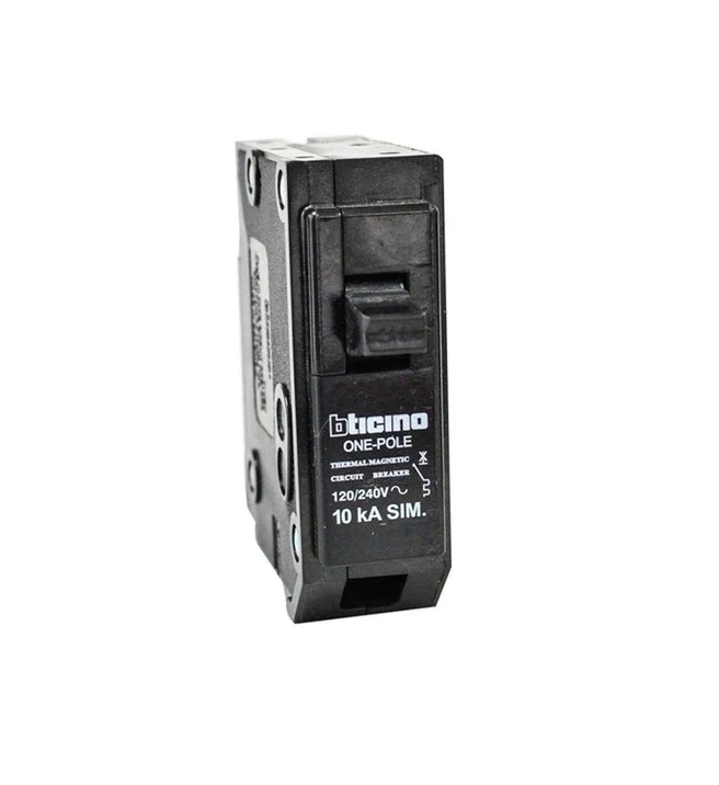 BREAKER PARA EMPOTRAR 1 X 40 A REF.8901/40 THQL1 X 40 MARCA BTICINO