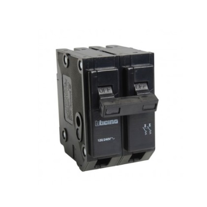 BREAKER PARA EMPOTRAR 2 X 40 A REF. 8902 / 40N THQL 2 X 40 / 04-10-006 MARCA BTICINO