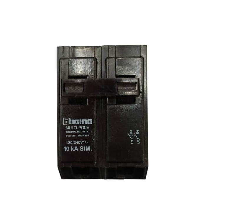 BREAKER PARA EMPOTRAR 2 X 60 A REF. 8902 / 60 THQL MARCA BTICINO