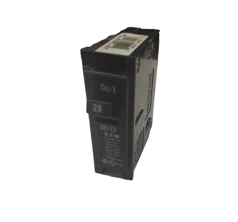 BREAKER PARA EMPOTRAR 1 X 20 A REF. BR120 120 / 240 V MARCA EATON
