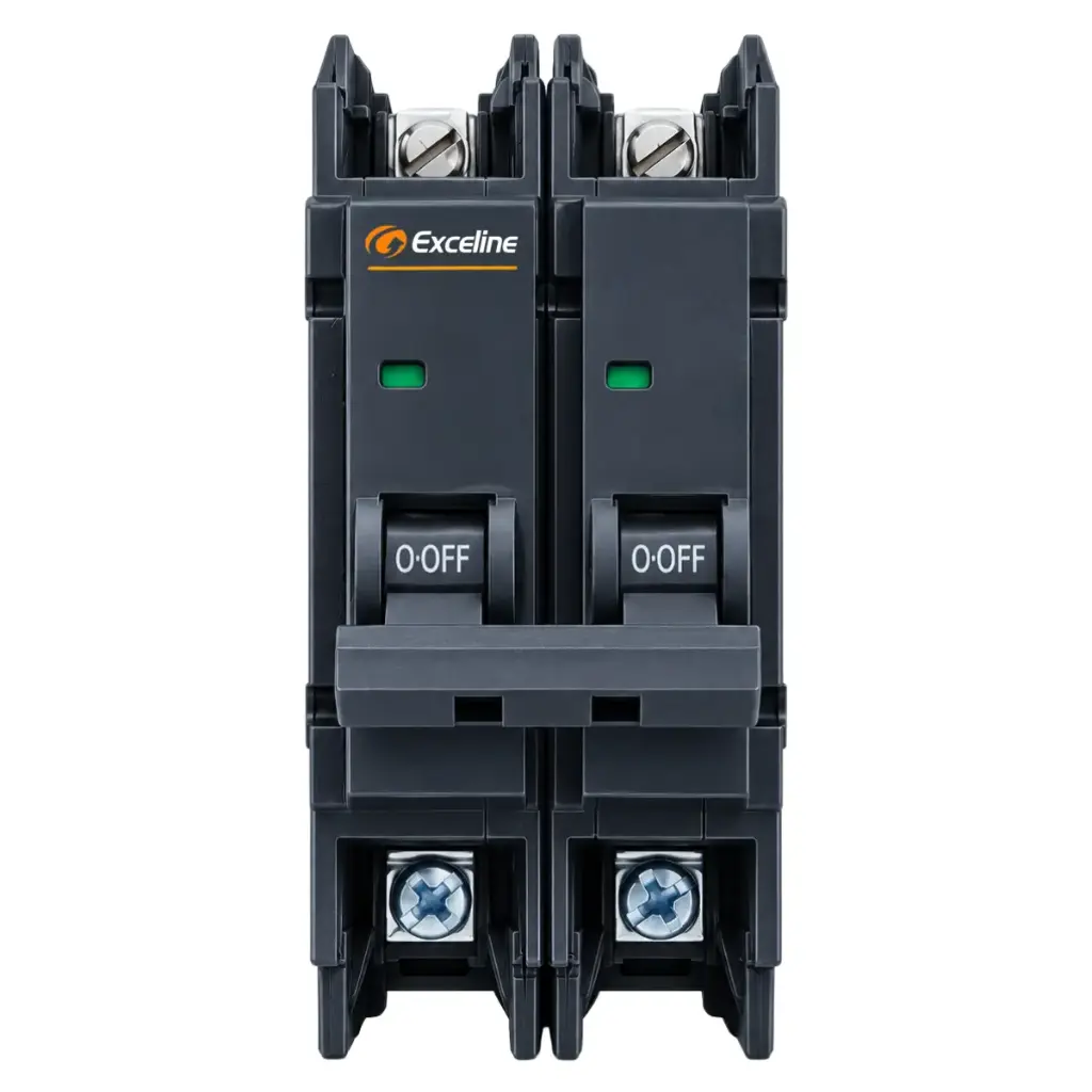 BREAKER SUPERFICIAL 2 X 20 A REF. GQC-20A-2 COD. 007387 MARCA EXCELINE