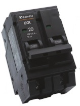 BREAKER PARA EMPOTRAR 2 X 20 A REF. GQL-20A-2 / 007417 MARCA EXCELINE