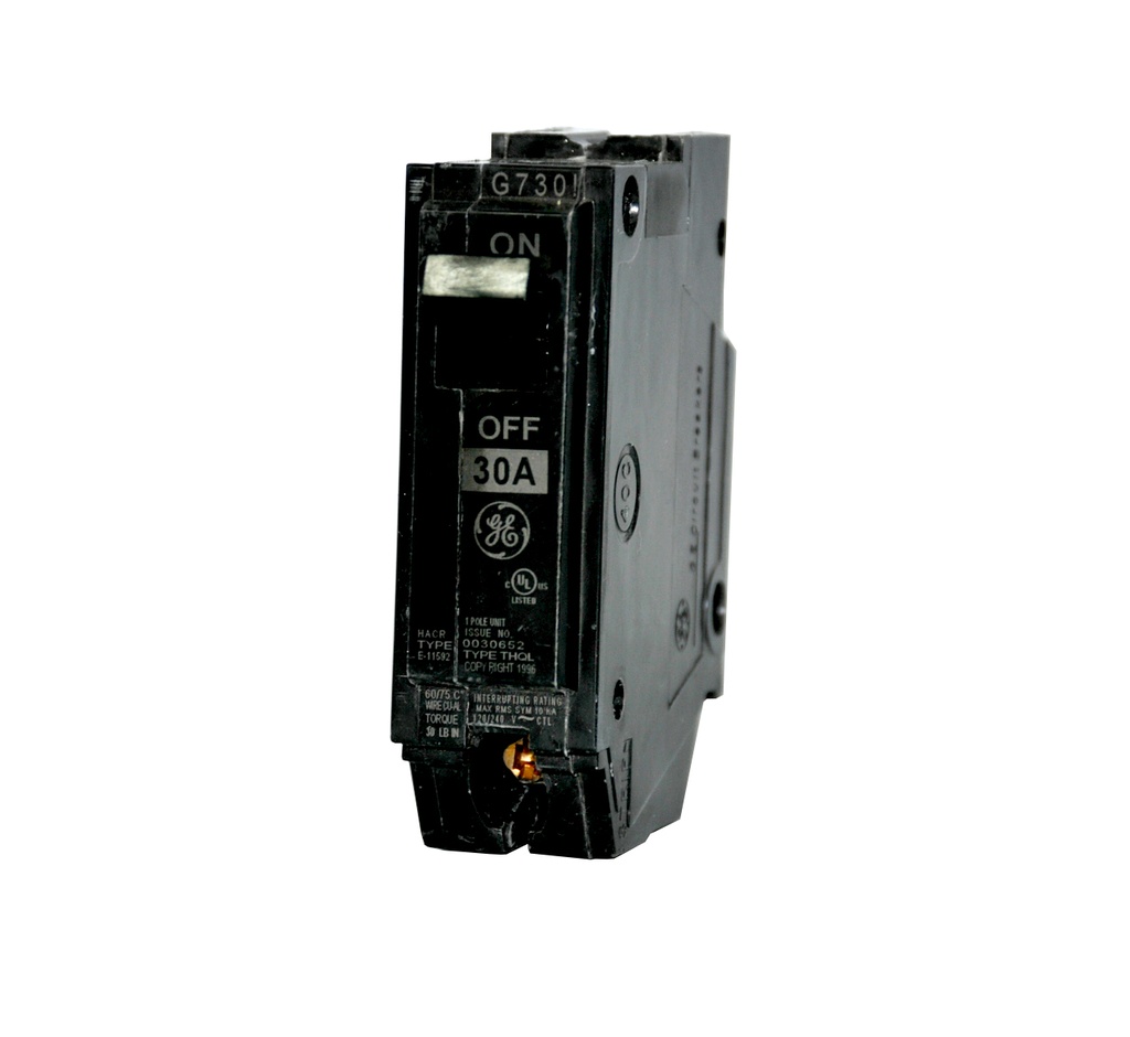 BREAKER PARA EMPOTRAR DE 1 X 30 AMP TIPO TQL1230B / THQL1130 / 113010 MARCA ABB/GENERAL ELECTRIC
