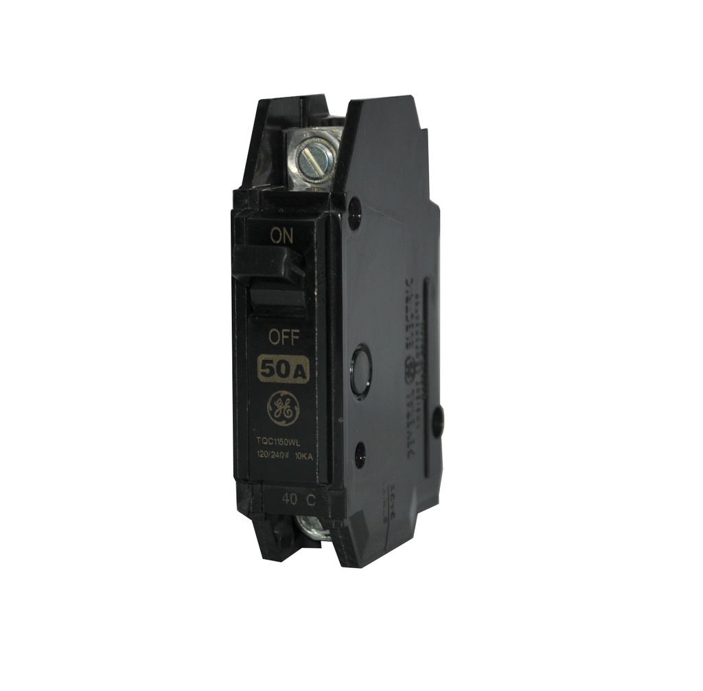 BREAKER SUPERFICIAL DE 1 X 50 AMP TIPO TQC1150WL MARCA GENERAL ELECTRIC