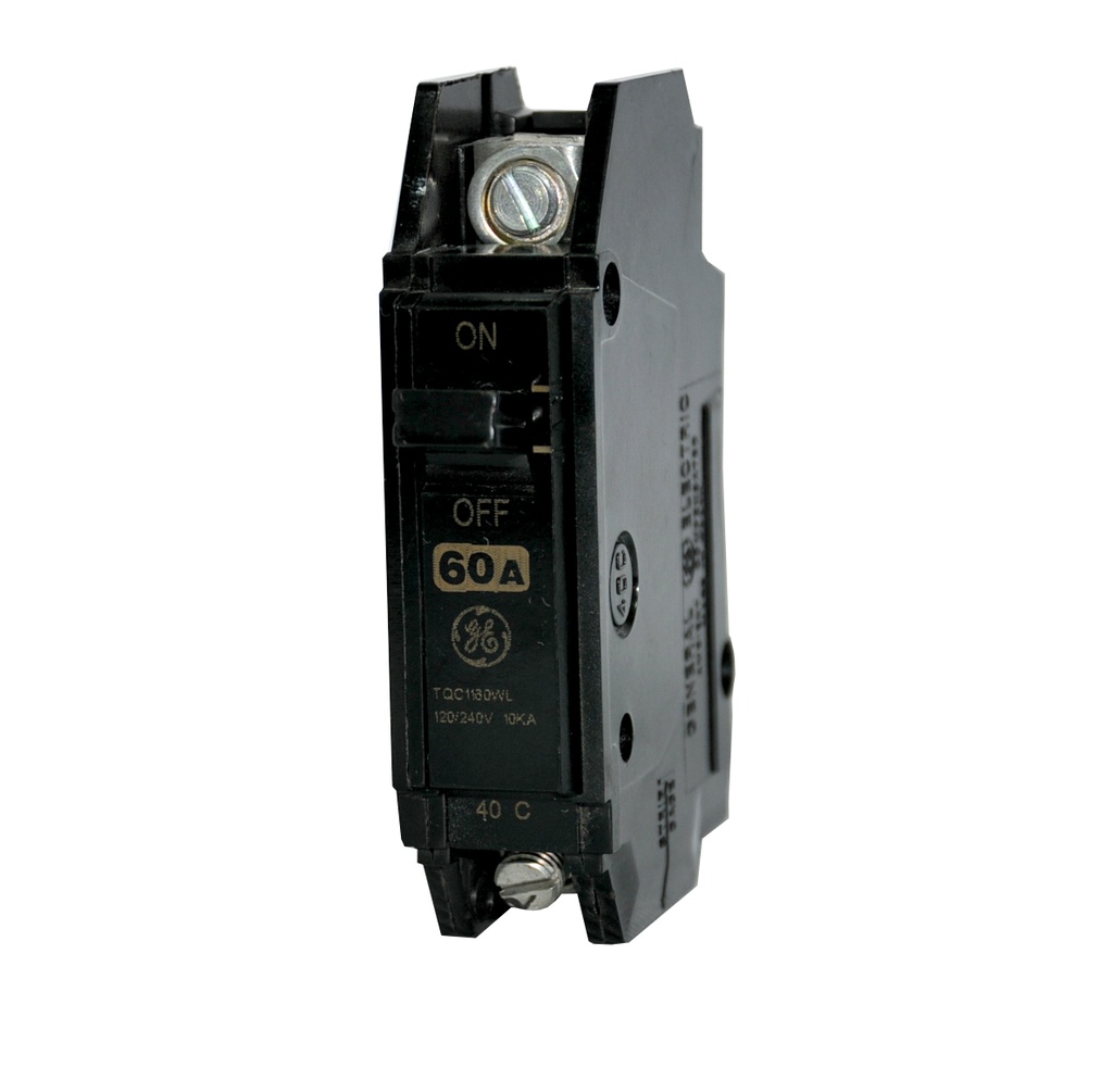 BREAKER SUPERFICIAL DE 1 X 60 AMP REF TQC1160 WL MARCA GENERAL ELECTRIC