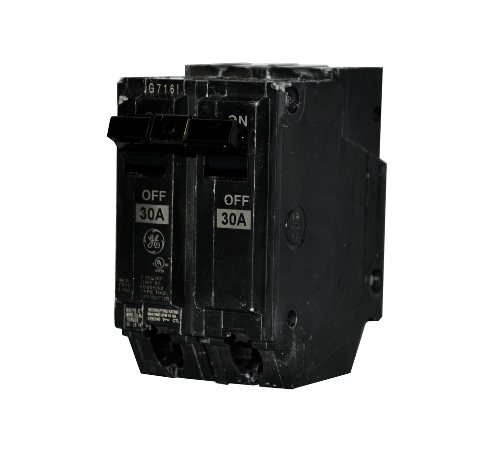 BREAKER PARA EMPOTRAR DE 2 X 30 AMP TIPO TQL2430B MARCA GENERAL ELECTRIC