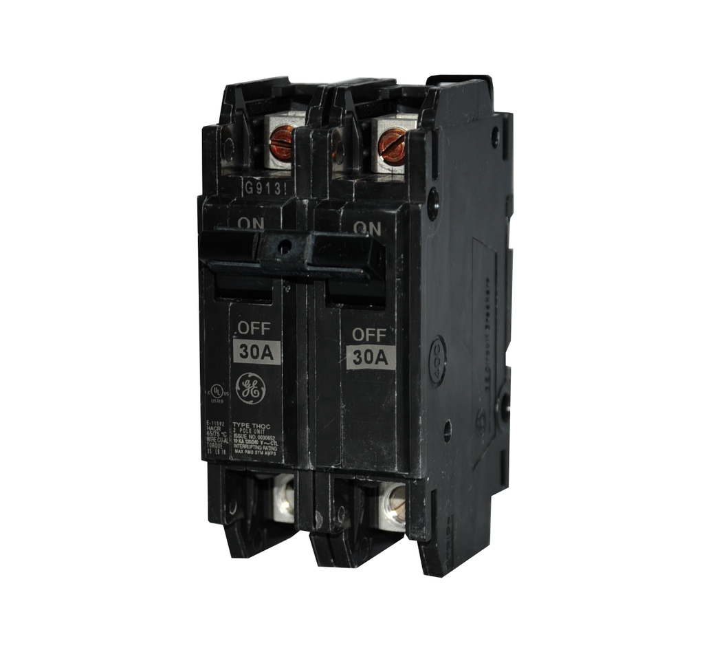 BREAKER SUPERFICIAL DE 2 X 30 AMP TIPO TQC2130WL MARCA GENERAL ELECTRIC