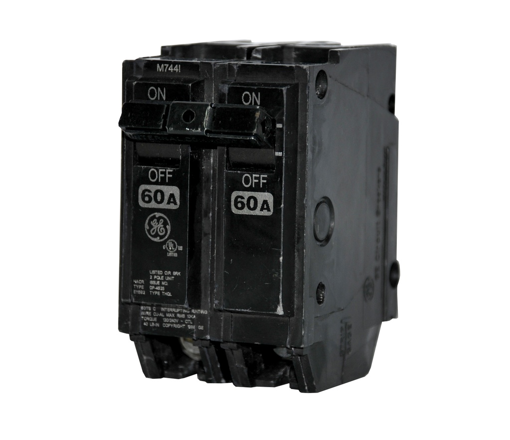 BREAKER PARA EMPOTRAR DE 2 X 60 AMP TIPO THQL2160 / 21605 MARCA ABB/GENERAL ELECTRIC