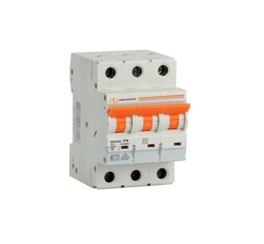 BREAKER TERMOMAGNETICO DE 3 X 32 AMP EN 415 V 50 / 60 HZ IP20 REF. 41318 MARCA SAMG ELECTRIC