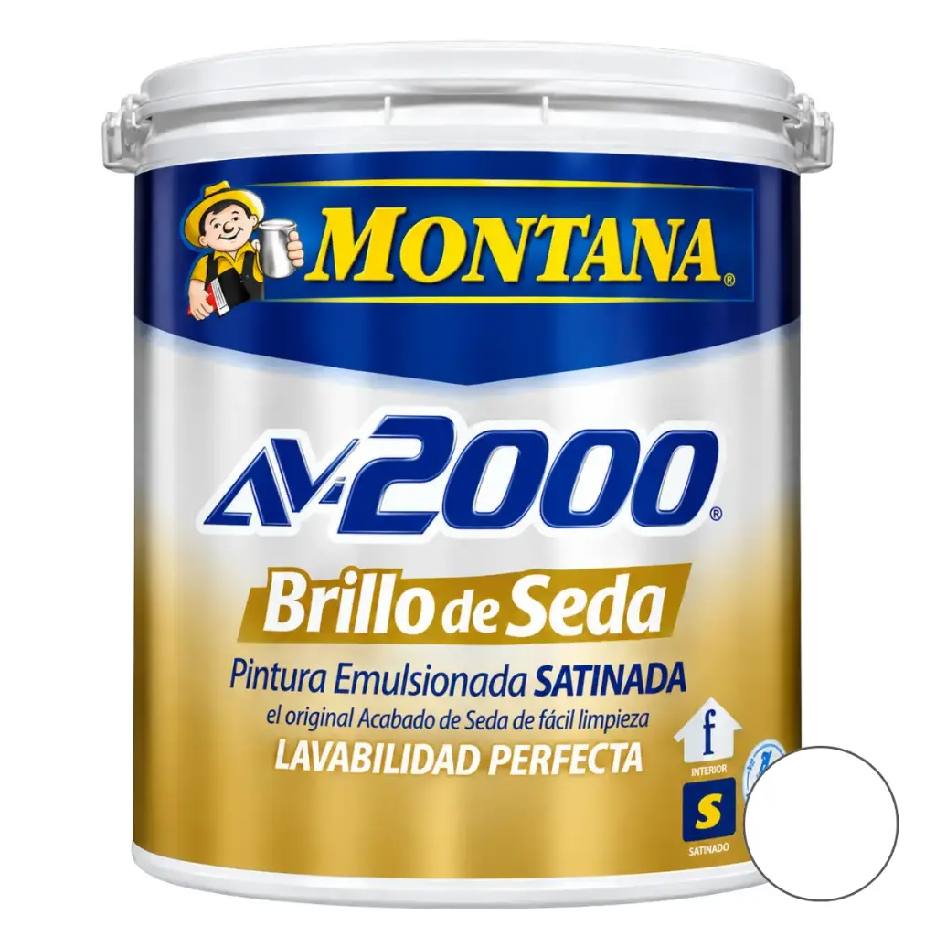BRILLO DE SEDA AV-2000 COLOR BLANCO 1 GL REF. FA0-27110101 MARCA MONTANA