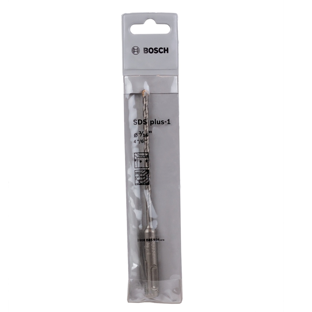BROCA CONCRETO SDS / PLUS 3/16" X 4" X 6" REF. 2608685936-879 / 872463 MARCA BOSCH