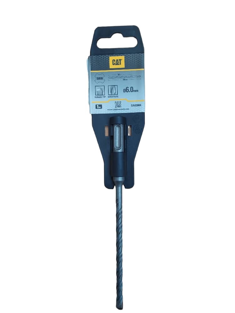 BROCA CONCRETO SDS / PLUS 6 MM X 80 MM X 160 MM REF. DA03004 MARCA CAT