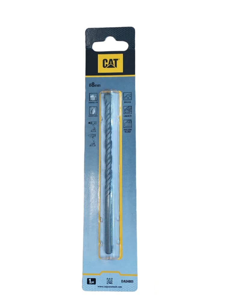 BROCA PARA CONCRETO 8 MM X 100 MM X 150 MM REF. DA04009 MARCA CAT