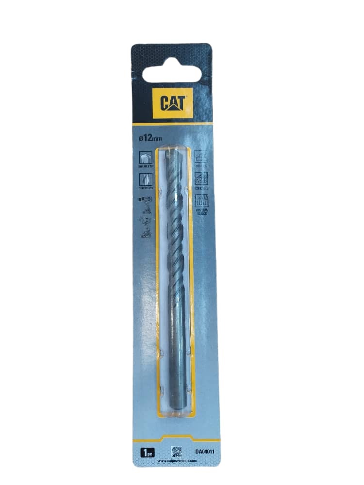 BROCA PARA CONCRETO 12 MM X 100 MM X 150 MM REF. DA04011 MARCA CAT