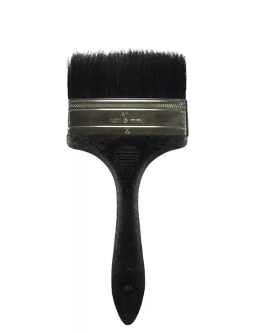 BROCHA DE 4" MOD. POPULAR MANGO NEGRO REF. 125407 MARCA CERDEX