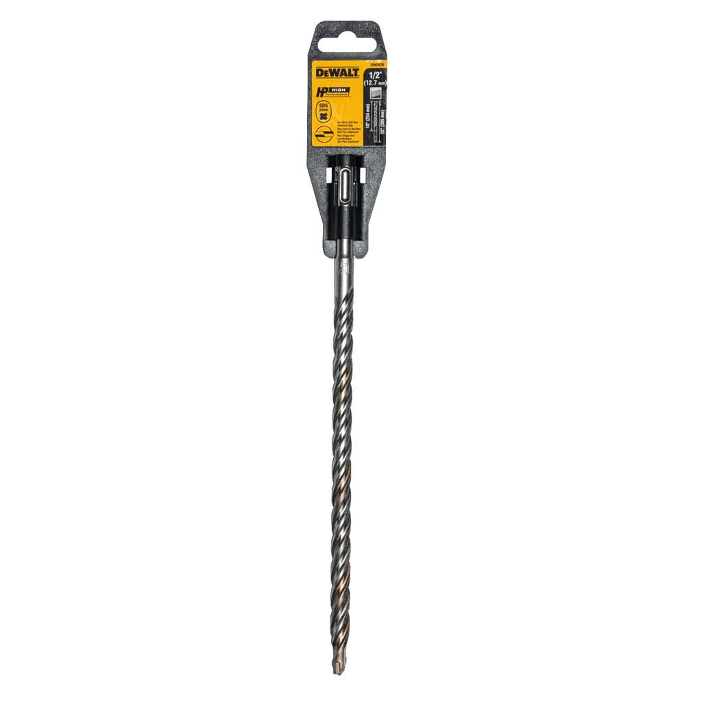 BROCA CONCRETO SDS / PLUS 1/2" X 10" X 12" REF. DW-5439 MARCA DEWALT