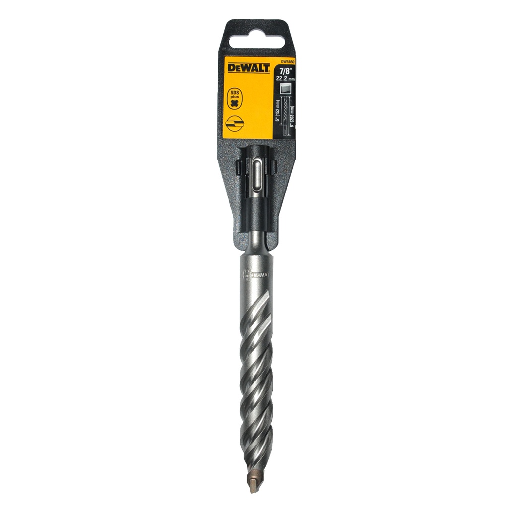 BROCAS SDS PLUS P/ CONCRETO DE 7/8" X 6"X 8" REF. DW5460 MARCA DEWALT