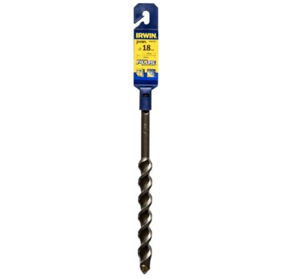 BROCA / MECHA P/CONCRETO SDS PLUS 18MM X 210MM SPEED HAMMER COD. 303974 REF. 028635 IRWIN JORAN