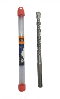 BROCA CONCRETO SDS / PLUS 10 MM X 100 MM 160 MM MECHA MARTILLO HD REF. 405100160 MARCA KEX