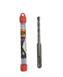BROCA CONCRETO SDS / PLUS 6 MM X 50 MM 110 MM MECHA MARTILLO HD COD. 405510 REF. 40560110 MARCA KEX