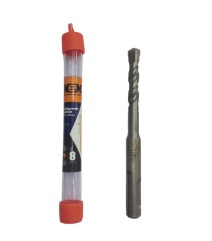 BROCA CONCRETO SDS / PLUS 8 MM X 50 MM 110 MM MECHA MARTILLO HD COD. 405515 REF. 40580110 MARCA KEX