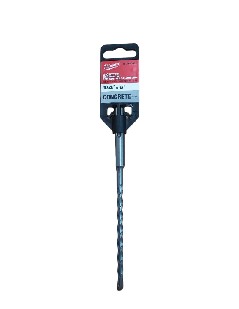 BROCA SDS PLUS 1/4" X 4" X 6" REF. MET-48-20-6031 MARCA MILWAUKEE
